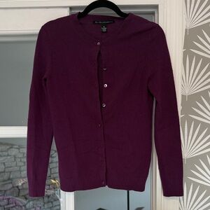 Deep Purple Women's Cashmere Cardigan